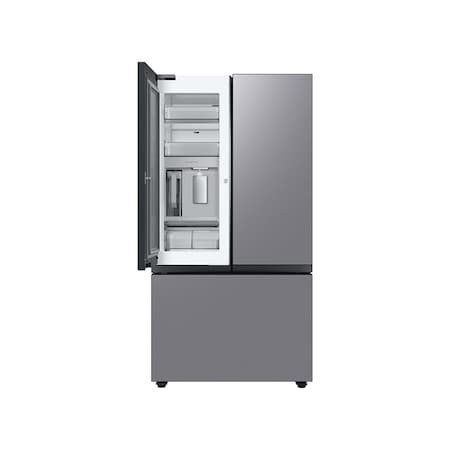 Samsung 30 cu. ft. Smart BESPOKE Stainless Steel 3-Door Beverage Refrigerator RF30BB6600QLAA